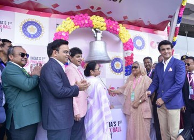 PM Hasina spends eventful day in Kolkata, attends Pink Ball Test