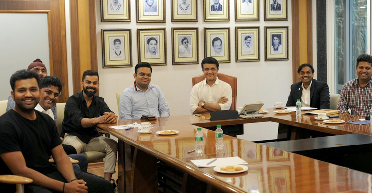 Rohit,Kohli speak about Bangladesh series with BCCI Chief Sourav Ganguly 