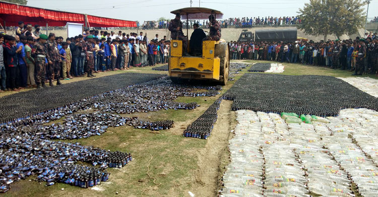 Bangladesh: Drugs worth Rs. 8 crore destroyed 