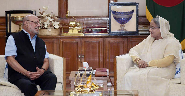 Sheikh Hasina, Benegal discuss on Bangabandhu's movie Sheikh Hasina, Benegal discuss on Bangabandhu's movie