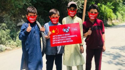 Make In India push: Kashmir people join 'Boycott China' drive