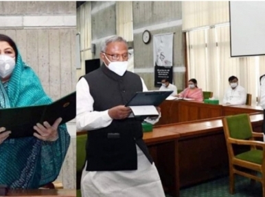 Monirul Islam, Anowar Hossain take oath as MPs