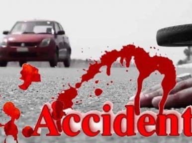 Pedestrian killed after dump truck overturns in Gazipur