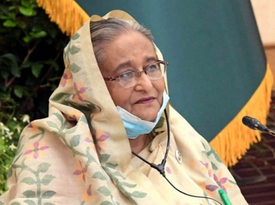 Continue studying from home when the school is shut: PM Hasina appeals