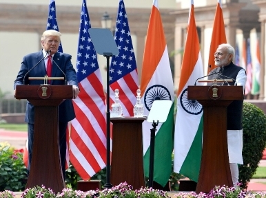 US President Donald Trump presents Indian PM Narendra Modi with 'Legion of Merit'