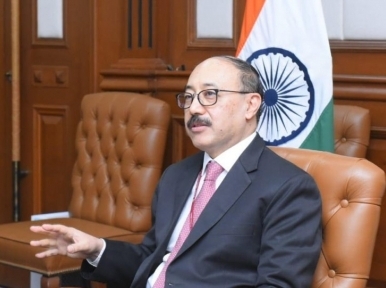 India's Foreign Secretary Harsh Vardhan Shringla visits Dhaka for a two-day trip
