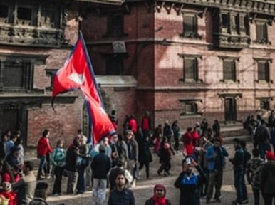 Activists protest outside Pakistani Embassy in Kathmandu against atrocities committed against Hindus 