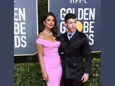 Priyanka Chopra Jonas, Nick Jonas dazzle at Golden Globes Awards red carpet