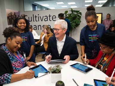 Apple CEO Tim Cook enters billionaires club as company value nears $2 trillion