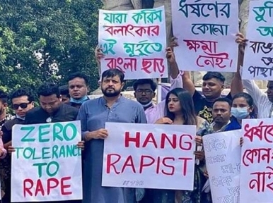 Expatriate Bengalis protest against rape