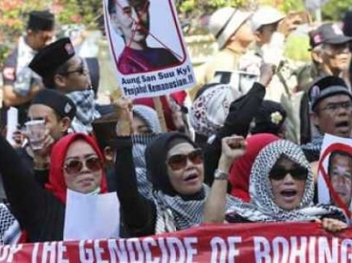 Rakhine rally in Dhaka to protest 'genocide' in Myanmar