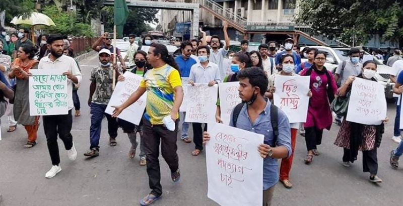 Protest against rape in Dhaka