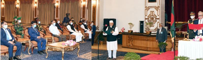 Faridul Haque Khan takes oath as state minister for religious affairs