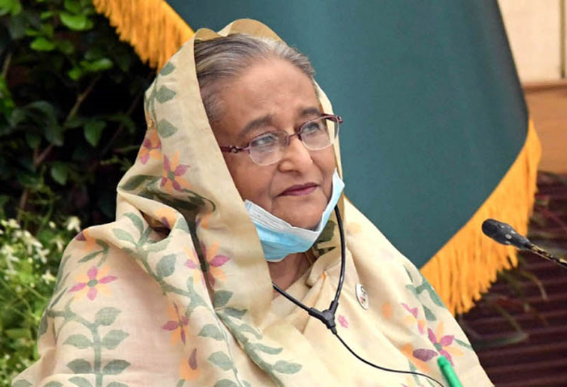 Continue studying from home when the school is shut: PM Hasina appeals