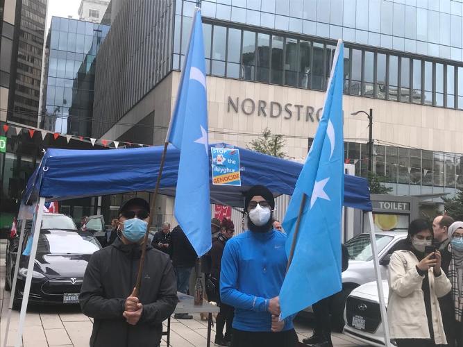 Uyghur repression: Demonstrators protest against China in Vancouver