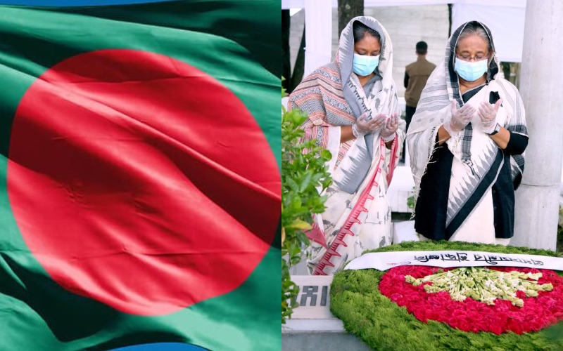 PM Hasina pays her respects to martyrs of August 15 on National Mourning Day