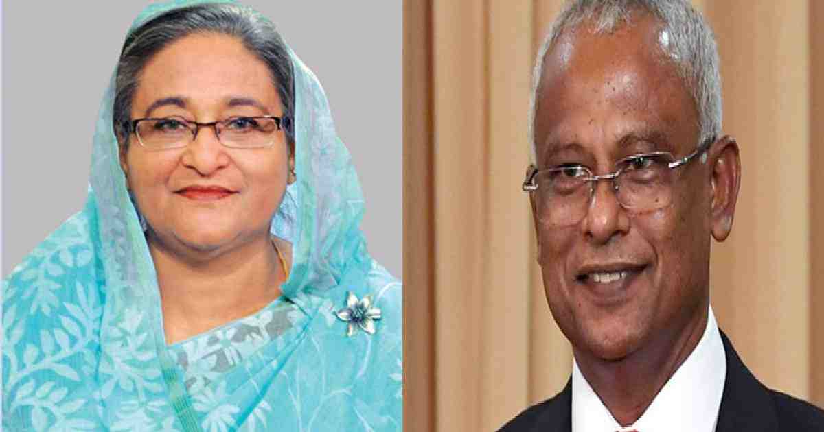 Maldives President calls Sheikh Hasina, thanks her