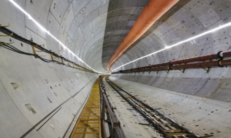 Construction work of one end of Bangabandhu Tunnel completed