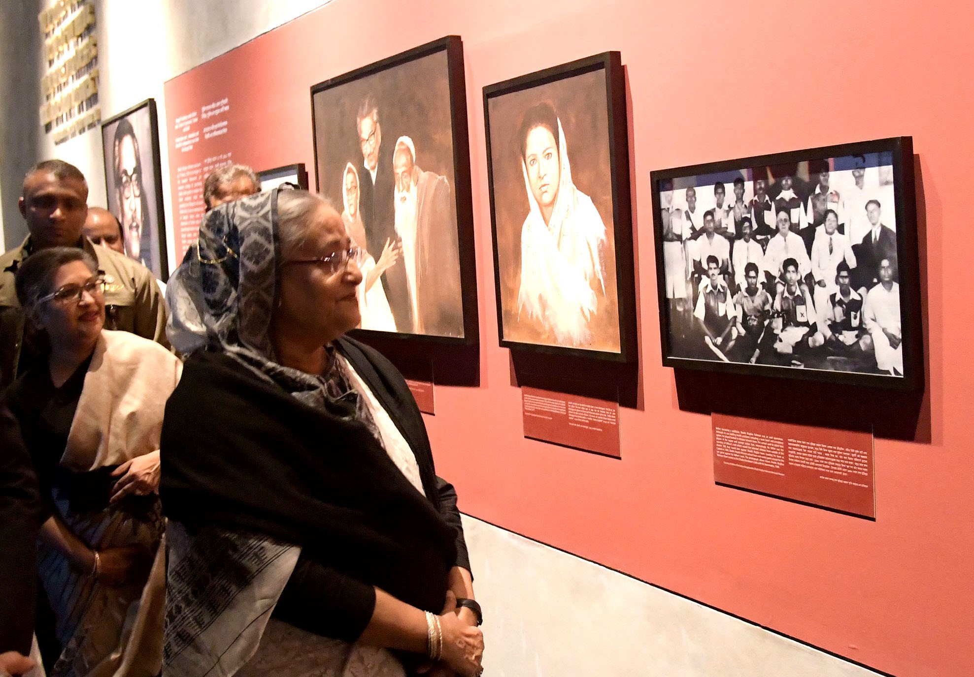 PM Hasina visits exhibition on Bangabandhu 