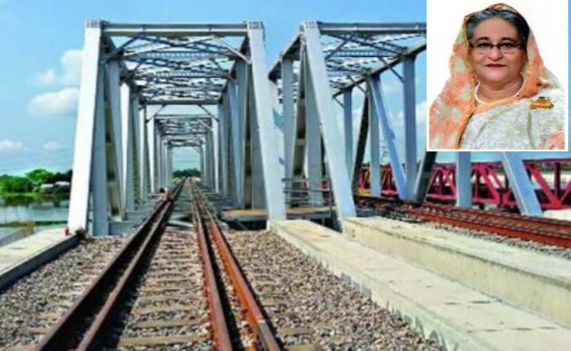 PM Hasina to lay foundation stone of Bangabandhu Railway Bridge on November 29