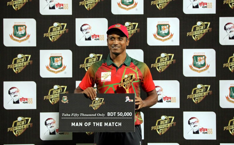 Mahmudullah XI register win against Tamim XI in second match of BCB President's Cup Mahmudullah XI register win against Tamim XI in second match of BCB President's Cup