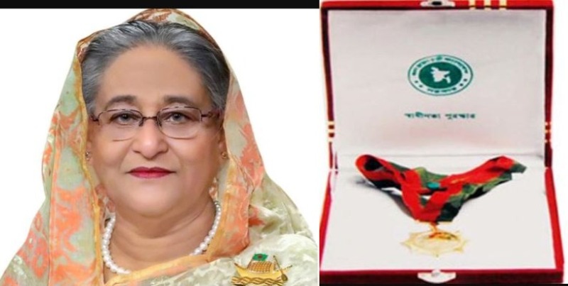 PM Hasina to hand over Independence Award on Thursday