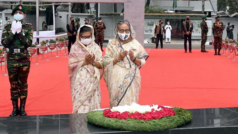 Sheikh Hasina pays homage to Bangabandhu on March 7