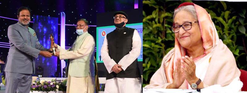 Bangladesh PM Sheikh Hasina presents National Film Award