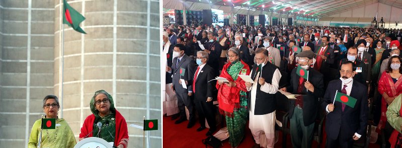 Prime Minister Hasina vows to build a prosperous, non-communal Sonar Bangla