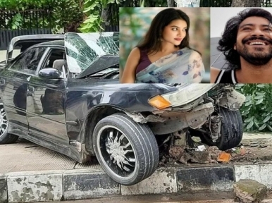 Actors Shariful Razz, Nazifa Tusi among five injured in road accident