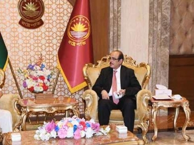 Corrupt people should be punished: President Hamid to ACC