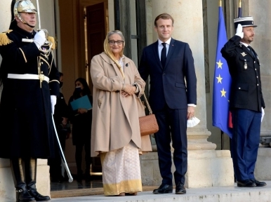 Hasina, Macron to bolster Bangladesh-France ties