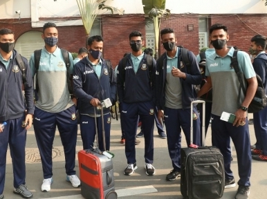 Bangladesh cricket team reach Christchurch for New Zealand tour