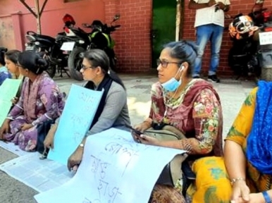 Symbolic hunger strike of women journalists demanding release of Rozina