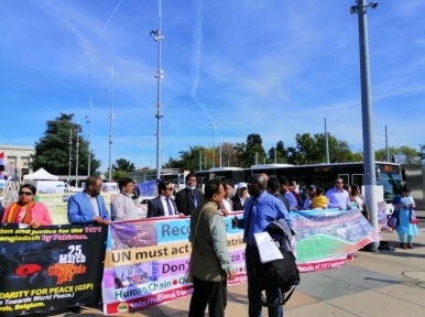Geneva: European Bangladesh Forum demonstrates seeking international recognition of 1971 genocide