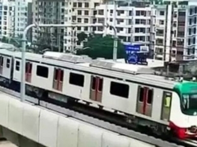Metro Rail trial run starts on Uttara-Agargaon route