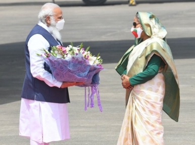 Indian Prime Minister Narendra Modi in Dhaka