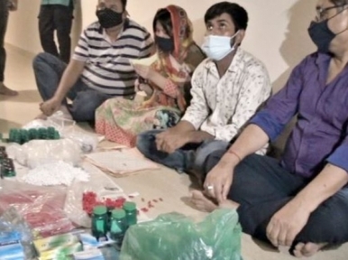 Counterfeit medicine syndicate busted by DB, woman among five arrested in Dhaka