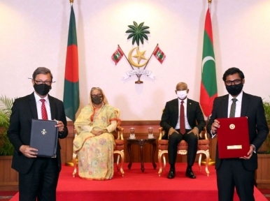 Bangladesh-Maldives ink three agreements
