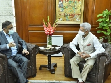 Information Minister Hasan Mahmud meets Indian counterpart, External Affairs Minister