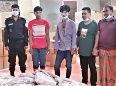 Seven members of syndicate involved in stealing of garments arrested
