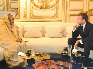 PM Hasina reaches Paris, urges UK expats to work towards Bangladesh's welfare