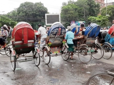 Dhaka rickshaw pullers making profits as other modes of public transport stalled to curb Covid-19 infections