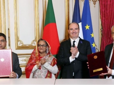 Hasina's France visit: Three agreements signed between Dhaka and Paris