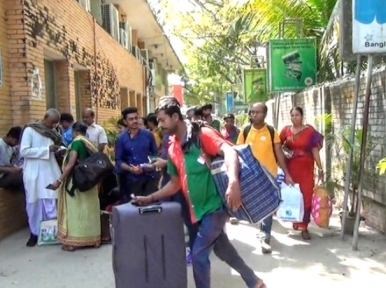 Passengers returning from India request home quarantine