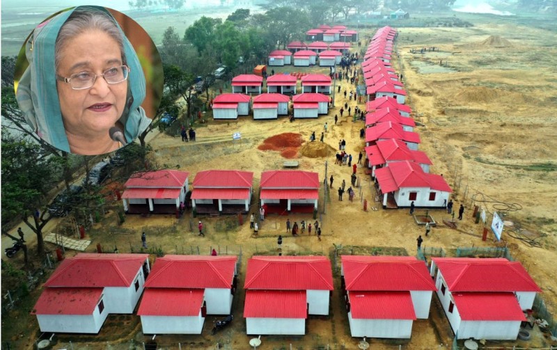 I'm very happy today: PM Hasina says after distributing houses to the landless