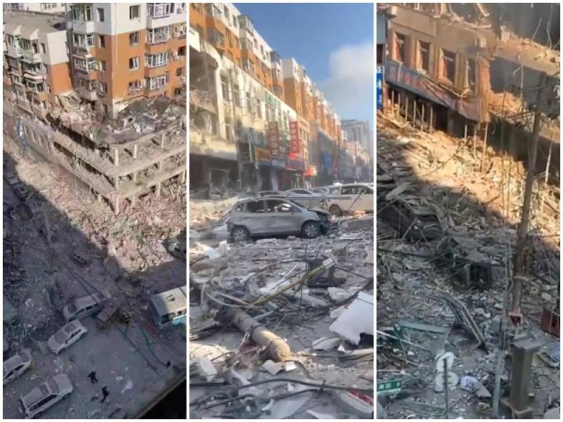 At least 3 killed, dozens injured in massive gas explosion in northeast China