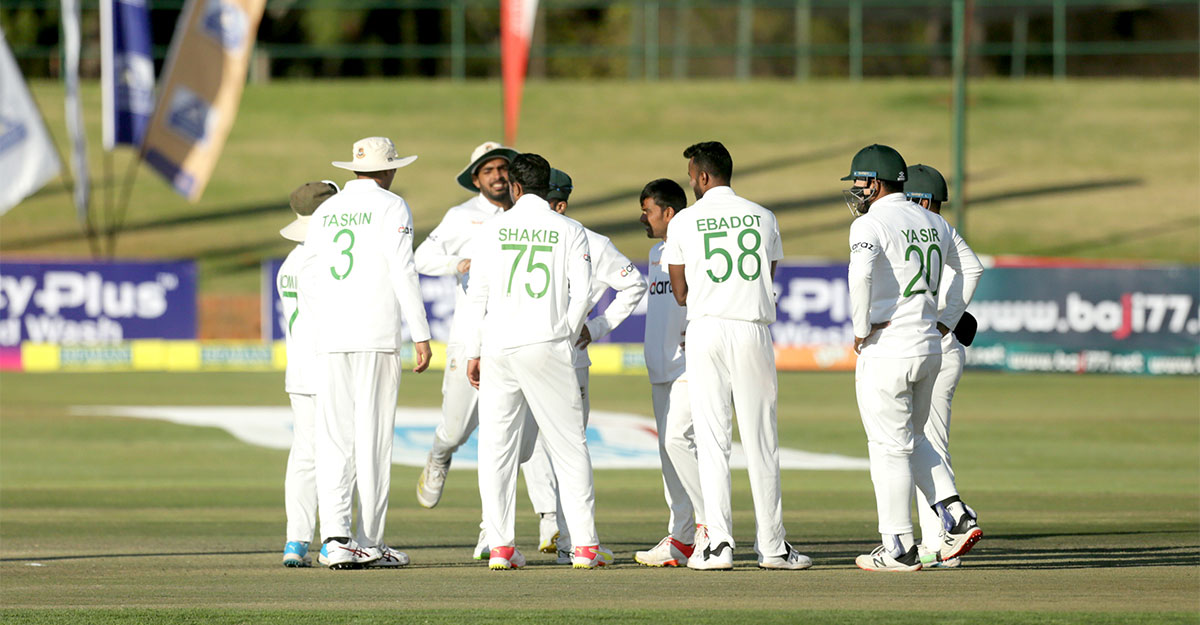 Bangladesh set 477 runs target for Zimbabwe