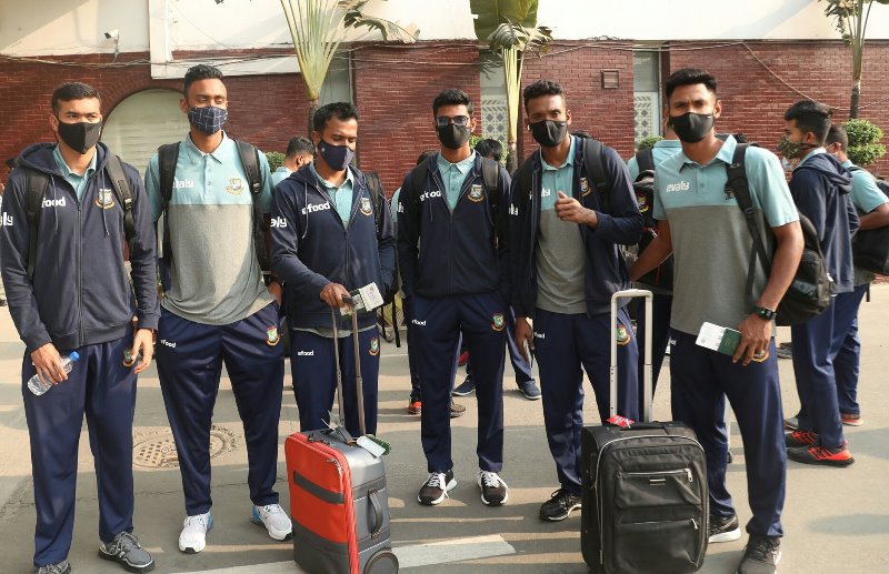 Bangladesh cricket team reach Christchurch for New Zealand tour