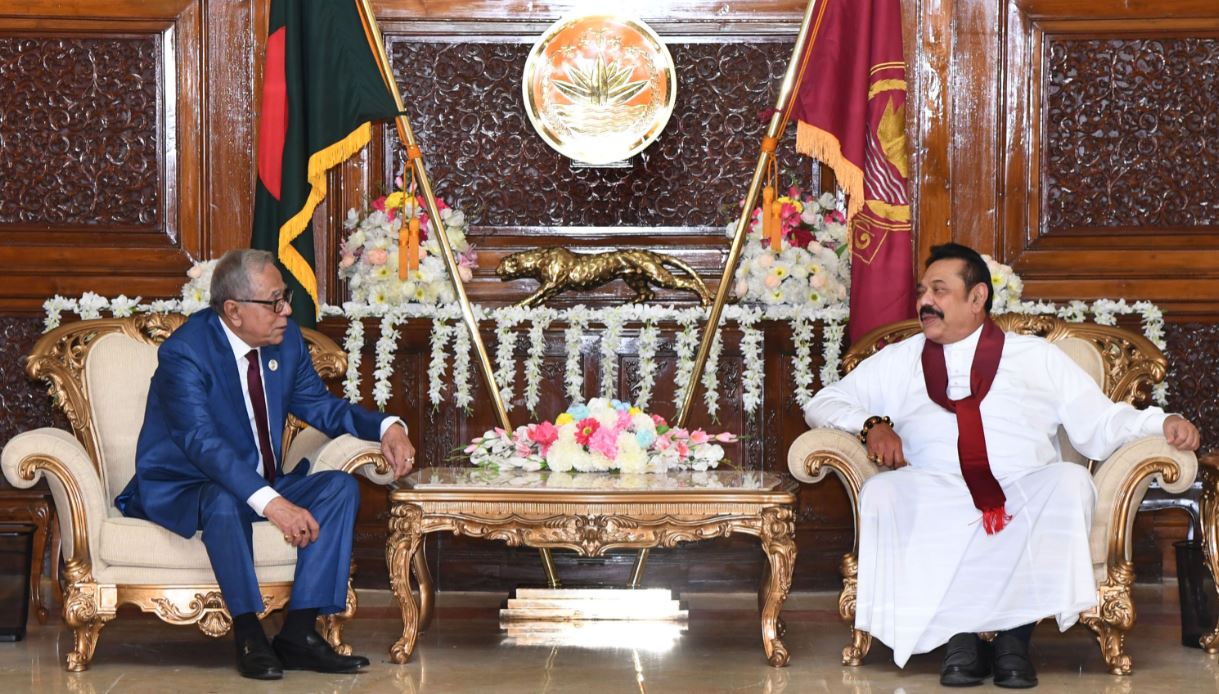 Hamid and Rajapaksa want to exchange experiences between the two countries